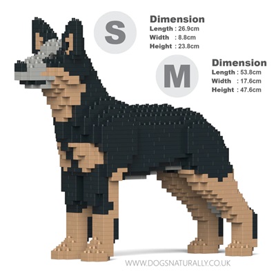 Australian Cattle Dog - Dog Lego inspired brick building kit.